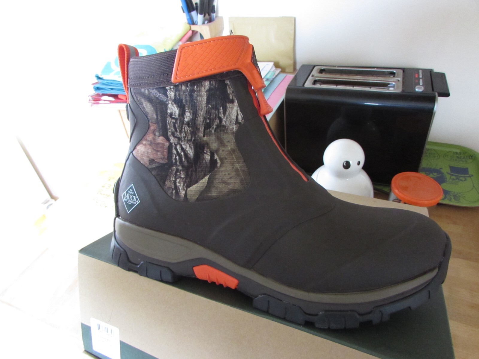 Muck boots mens Apex mid zip Camo UK8 worn once eBay