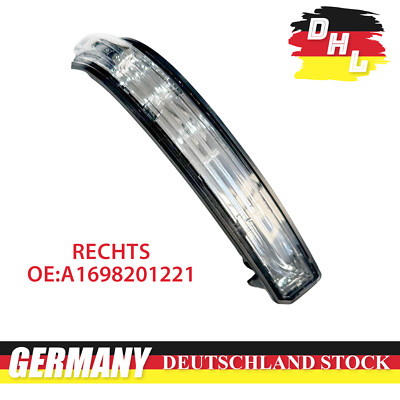 Spiegelblinker rechts für Mercedes W169 A + W245 B 2008- LED Blinker Rückspiegel