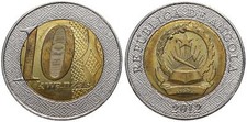 Republica De Angola 10 Kwanzas 2012 - I