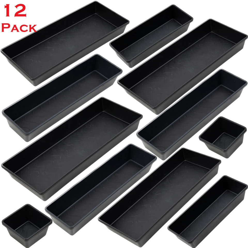 ONREVA Tool Box Organizer tray set Storage Bins Rolling Toolbox Cabinet Drawer Dividers