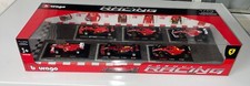 NEW RARE Diecast Ferrari Formula 1 Racing Cars and Drivers, Bburago 1:43 6-Pack