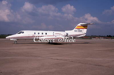 MAC Aviation Lear Jet 25B EC-CKR, 9.94, Colour Slide, Aviation Aircraft