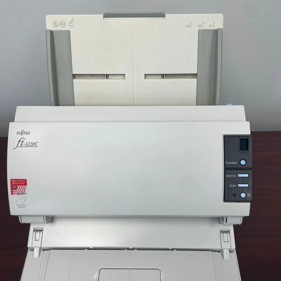 Fujitsu fi-5220C Color Flatbed Scanner ADF Duplex Document - Image 2 of 4