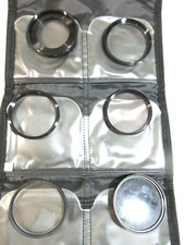 Lot Camera Filters  Step Up Step Down Adapter Ring Assortment  Holders 18 Pcs