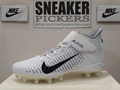 Nike Mens Alpha Menace Pro 2 Mid Football Cleats Size 11.5 Beige/Black Synthetic Amazon.com | Nike Alpha Menace Pro 2 Mid BV3945-102 White  main image 3