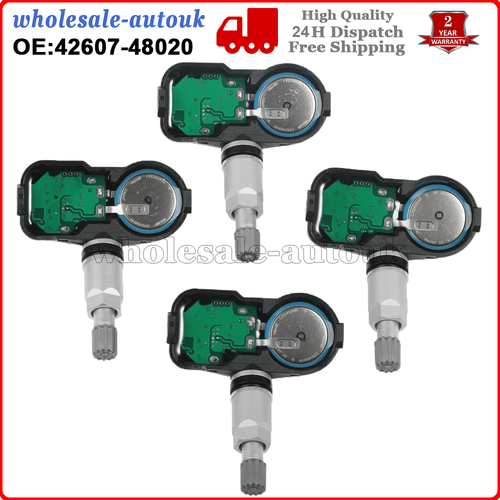 4PCS Tire Pressure Monitor Sensor TPMS for Lexus LC RX Hybrid XLE 42607-48020 - Picture 3 of 12