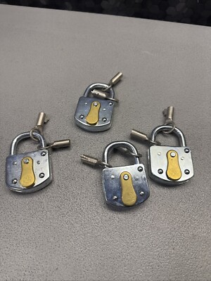 LOT OF 4  BURG WACHTER 394 55 GL PADLOCK