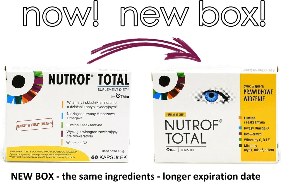 Nutrof Totale TOTAL vit D3 Thea - ottima visione 30-180 CAPSULES ottima visione - Image 3 of 4