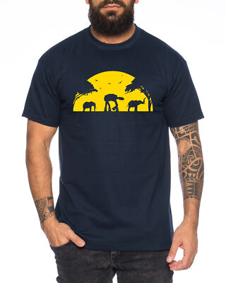 Elefant Wars Herren T-Shirt Star Imperium Boba Fiction Darth