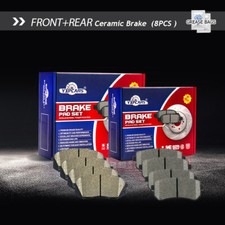 Front & Rear Ceramic Brake Pads For 2015 2016 Hyundai Sonata With Manual Parking