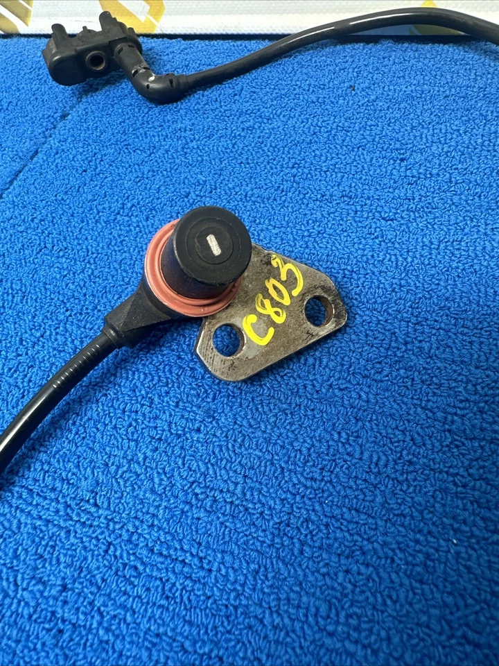 Mercedes SL500 R129 1996-2001 sensor de almohadilla de desgaste de velocidad de rueda ABS delantera izquierda OEM* Foto 3 de 4