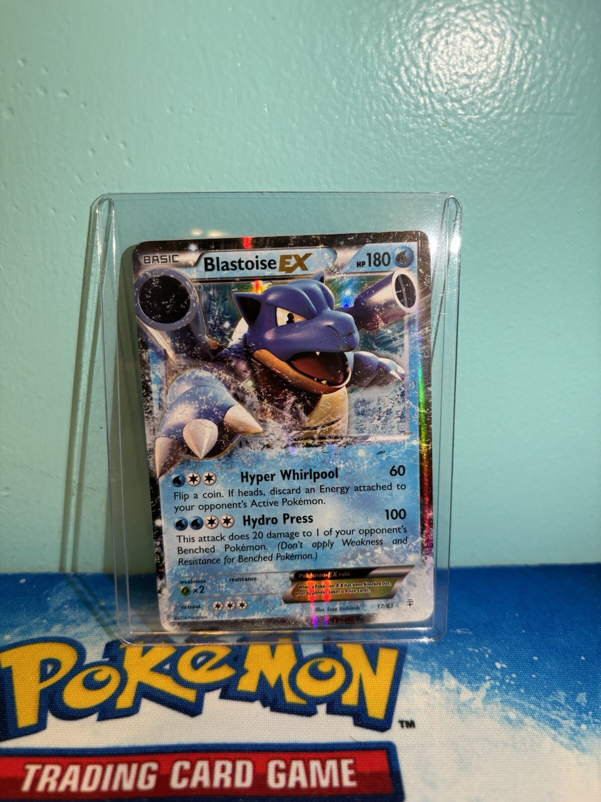 Blastoise EX Ultra Rare Holo Generations Pokemon TCG Card 17/83