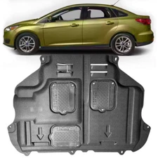 For Ford Focus 2012-2018 Engine Splash Shield Chassis Armor Under Guards Black