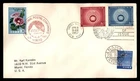 Mayfairstamps United Nations FDC 1957 mixed Ryukyu and Japan franking First Day