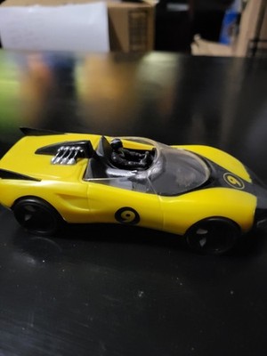 2008 Hot Wheels M4535 Racer X Road Plastic Car Yellow Black Speed Racer 