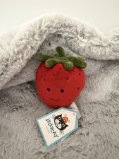 AUTHENTIC    NWT Jellycat fabulous strawberry fruit - Retired- FAST SHIP 