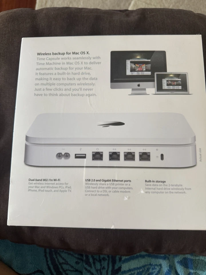 Apple Time Capsule 2TB a1409 - 802.11n Wi-Fi Hard Drive - Image 3 of 3