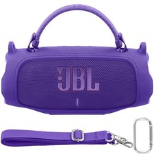 Silicone Case Compatible with JBL Charge 6 Portable Bluetooth Speaker Purple ...