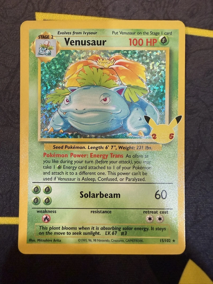 Venusaur Pokémon TCG Cards for sale | eBay