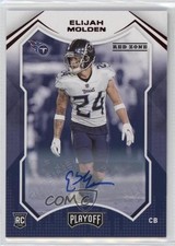2021 Panini Playoff Rookies Red Zone Auto Elijah Molden #282 Auto 0c6