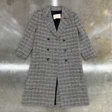 Vintage Pendleton Wool Coat Beige Gray Size 6 Women s Made In USA