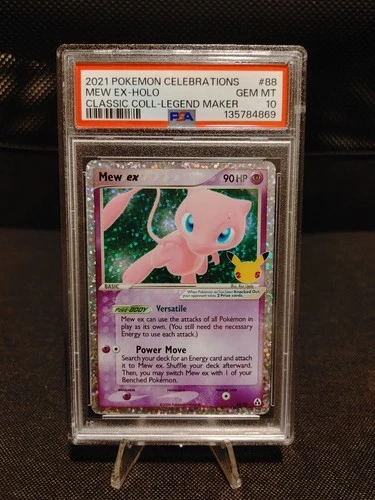 PSA 10 GEM MINT 2021 Pokemon Mew ex Holo Celebrations Classic Collection 88