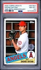 9826 Shohei Ohtani 2020 Topps Update #85TB-47 1985 Baseball 35th PSA 8.5