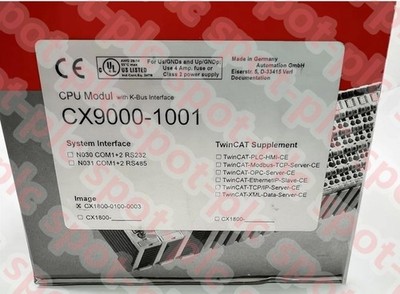 New In Box Beckhoff CX9000-1001 PLC Module CX9000-1001 CX9000-1001 Free shipping