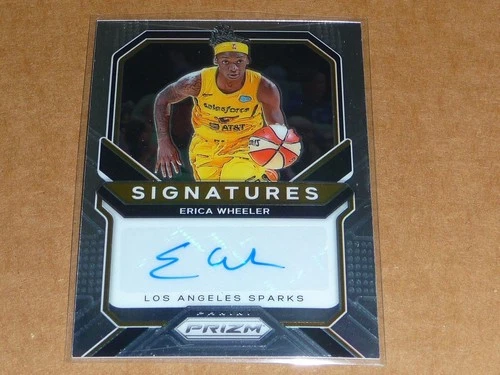 2021 Panini Prizm WNBA ERICA WHEELER AUTOGRAPH/AUTO SIGNATURES SPARKS K2054