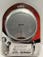 NEW SEALED GPX CD Player CDP1807 Silver - Auto Bass Boost INCLUDES Earbuds NOS
