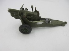 Britains Army Jeep Howitzer Cannon WWII diecast Light Green England