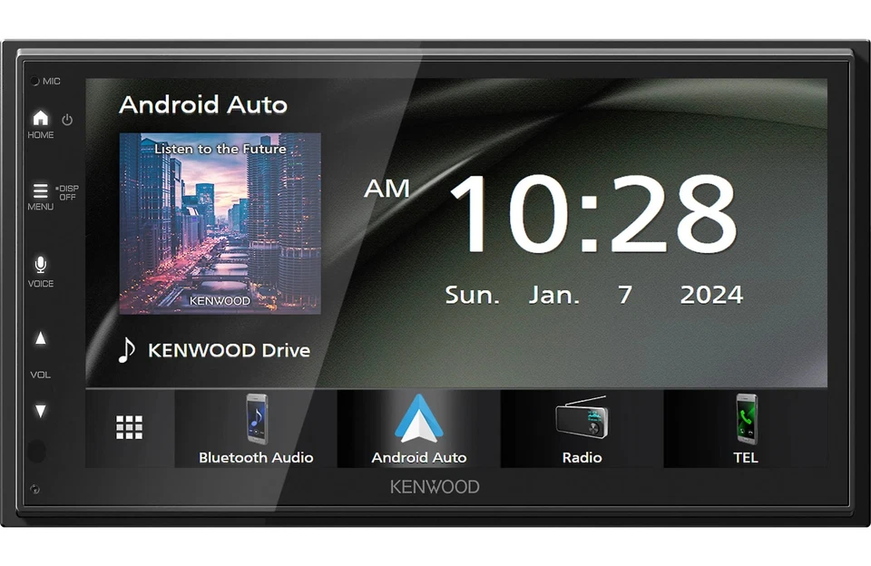 Kenwood DMX5710S 6.8" Multimedia Receiver Wireless Apple CarPlay & Android Auto - Image 3 of 4