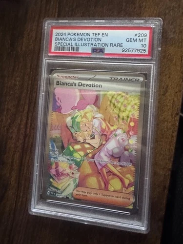 Bianca's Devotion PSA 10 Ilustration Rare #209 Temporal Forces TEF