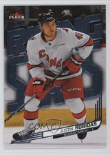2025-26 Upper Deck Fleer Ultra Rising Stars Platinum 54/99 Justin Robidas 1h4a