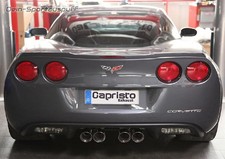 Capristo Sportauspuff Mittig Corvette C6 Z06 4x100mm eingerollt abgeschrägt