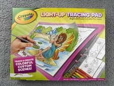 Crayola Light Up Tracing Pad Pink: Creative Drawing Kit for Kids,for Ages 6-8