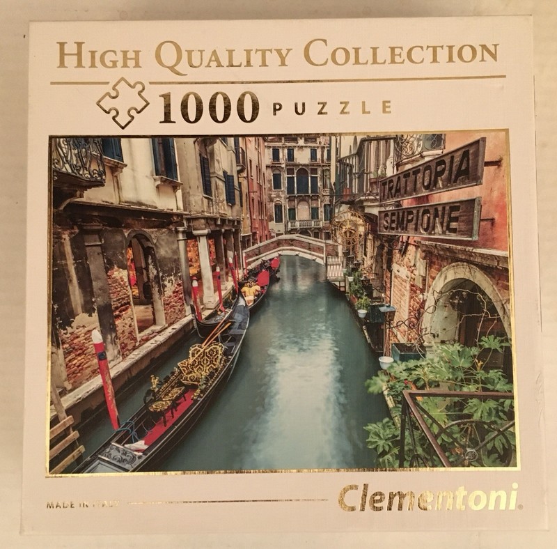 CLEMENTONI PUZZLE “VENICE CANAL” 1000 PIECES COMPLETE 