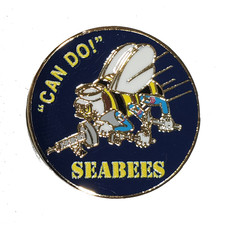 SEABEES "CAN DO" HAT PIN
