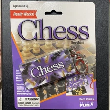 Chess - 2000 Keychain Basic Fun #539-0 Brand New