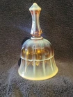 Vintage Fenton Amber Opalescent SYDENHAM Design Glass Bell