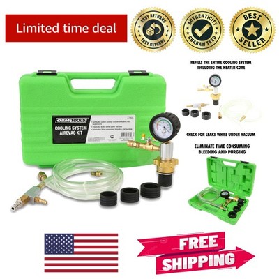 Coolant System Refiller Kit with 3 Adapters - Essential for Leak Detection an...