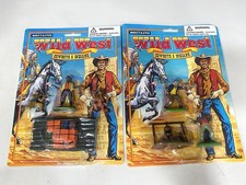 BRITAINS - WILD WEST COWBOY  INDIANS - Lot CAMPFIRE  RAFT Action Figures Toys
