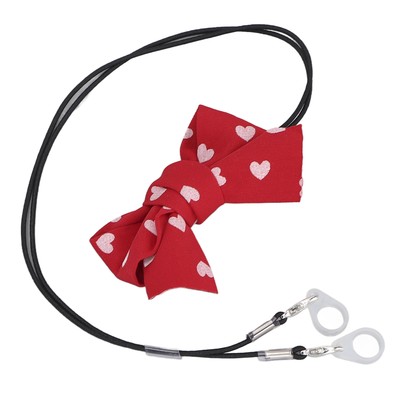 Tragbare Hörgeräte-Clip Niedlich Bowknot Shape Loss Prevention Lanyard Für E CUB