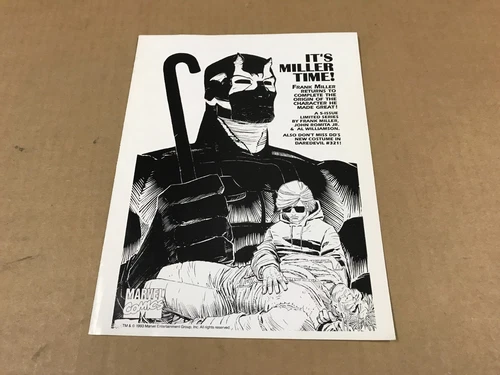 Vintage 1993 Marvel Comics X-Men Fold-Out Poster - It's Miller Time