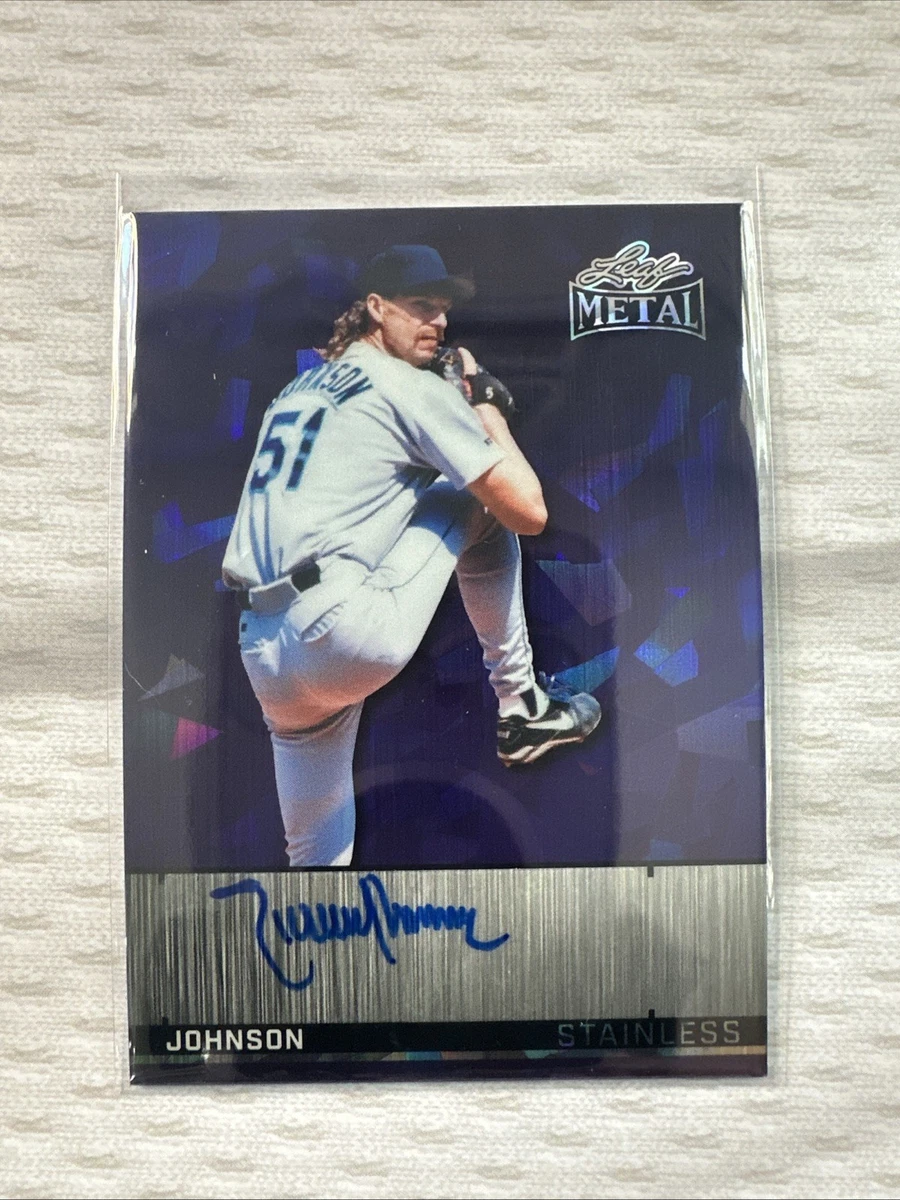 Leaf Randy Johnson Baseball Serial Numbered Sports Trading Cards