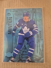 2023-24 Skybox Metal Universe Fraser Minten ROOKIE Blue Spectrum #165