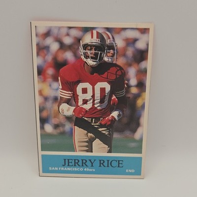 B.C.P. 1990 Jerry Rice #4 San Francisco 49ers Football Base Set Card
