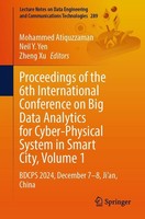 Proceedings Of The 6Th International Conference On Big Data Analytics For Cyber-