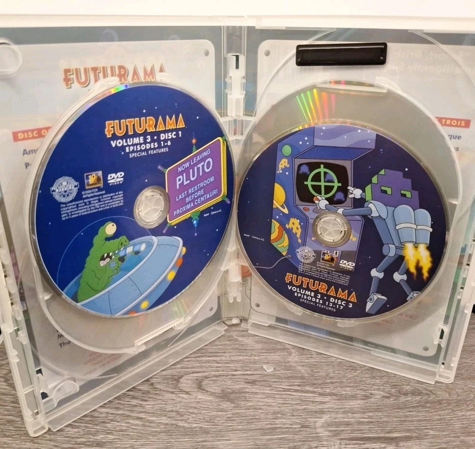 Futurama Volume 3 (DVD, 4-Disc Set) Season Three Volume 3 Matt Groening - Image 4 of 4