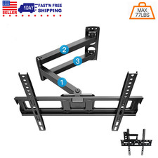FULL MOTION LCD LED TV WALL MOUNT BRACKET SWIVEL TILT 26''32 40 42 43 47 50 55''